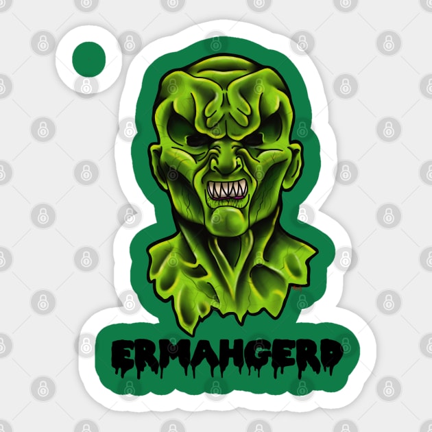 Ermahgerd! Sticker by Glockink